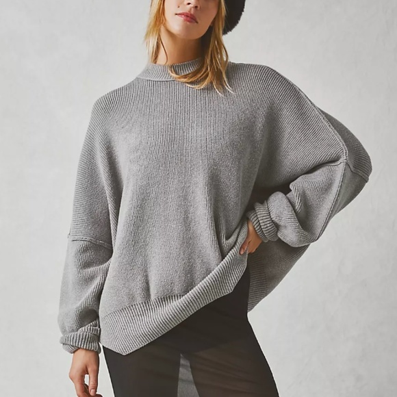 Free People Easy Street Tunic Heather Grey - Picture 2 of 5